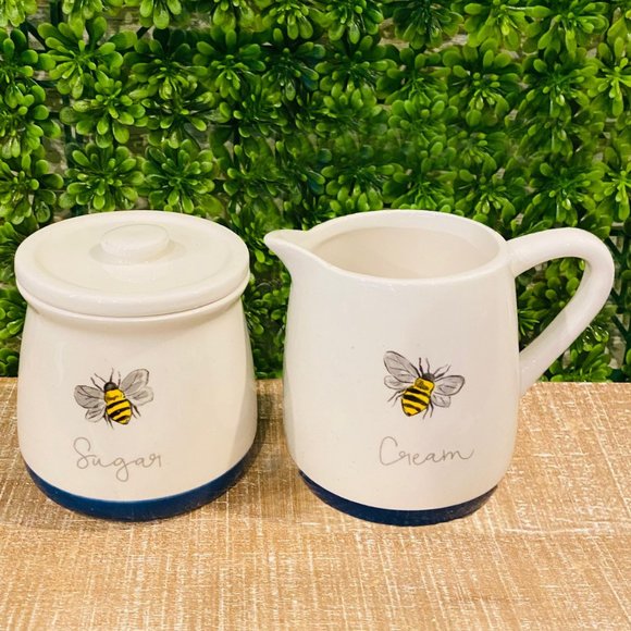 Kitchen Honey Bee Cream Sugar Set Poshmark